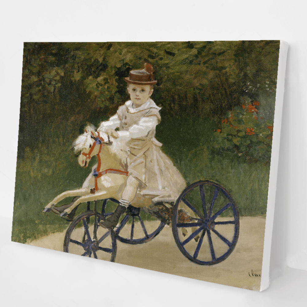 Claude Monet - Jean Monet on his Hobby Horse