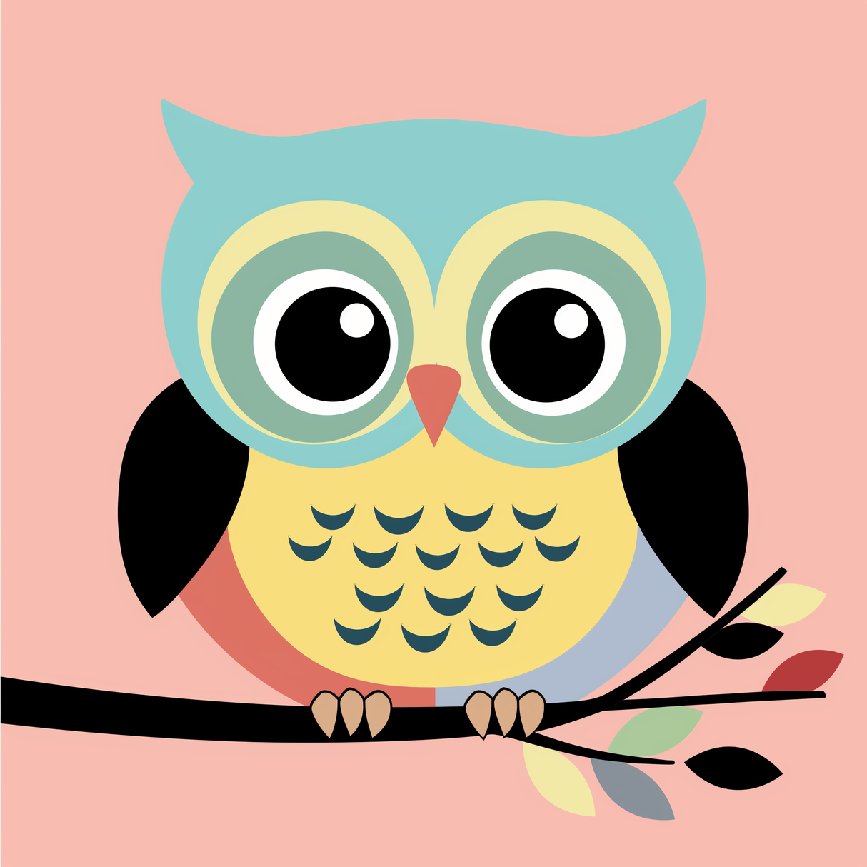 Little Hoot Easy Paint by Numbers Kit
