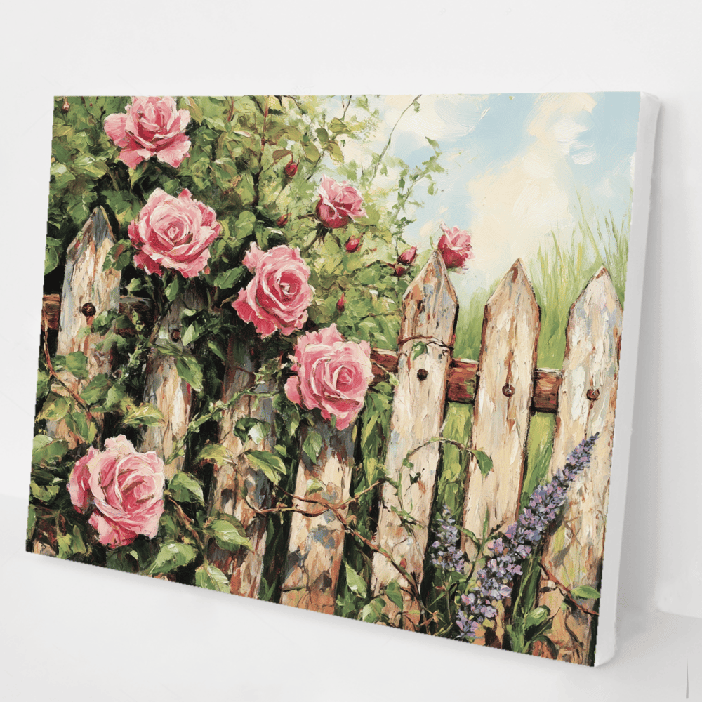 Roses on a Picket Fence kit