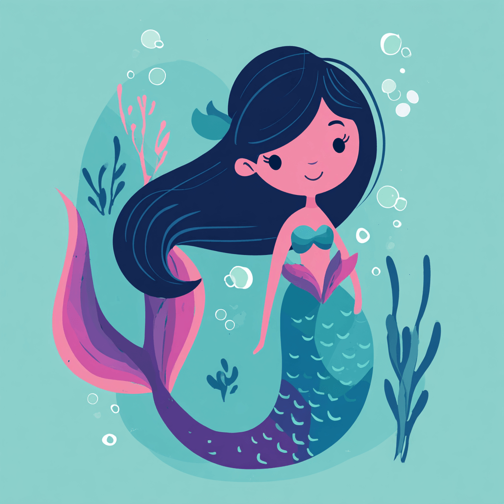 The Mermaid Easy Paint by Numbers Kit