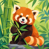 Bamboo Buddy Easy Paint by Numbers Kit