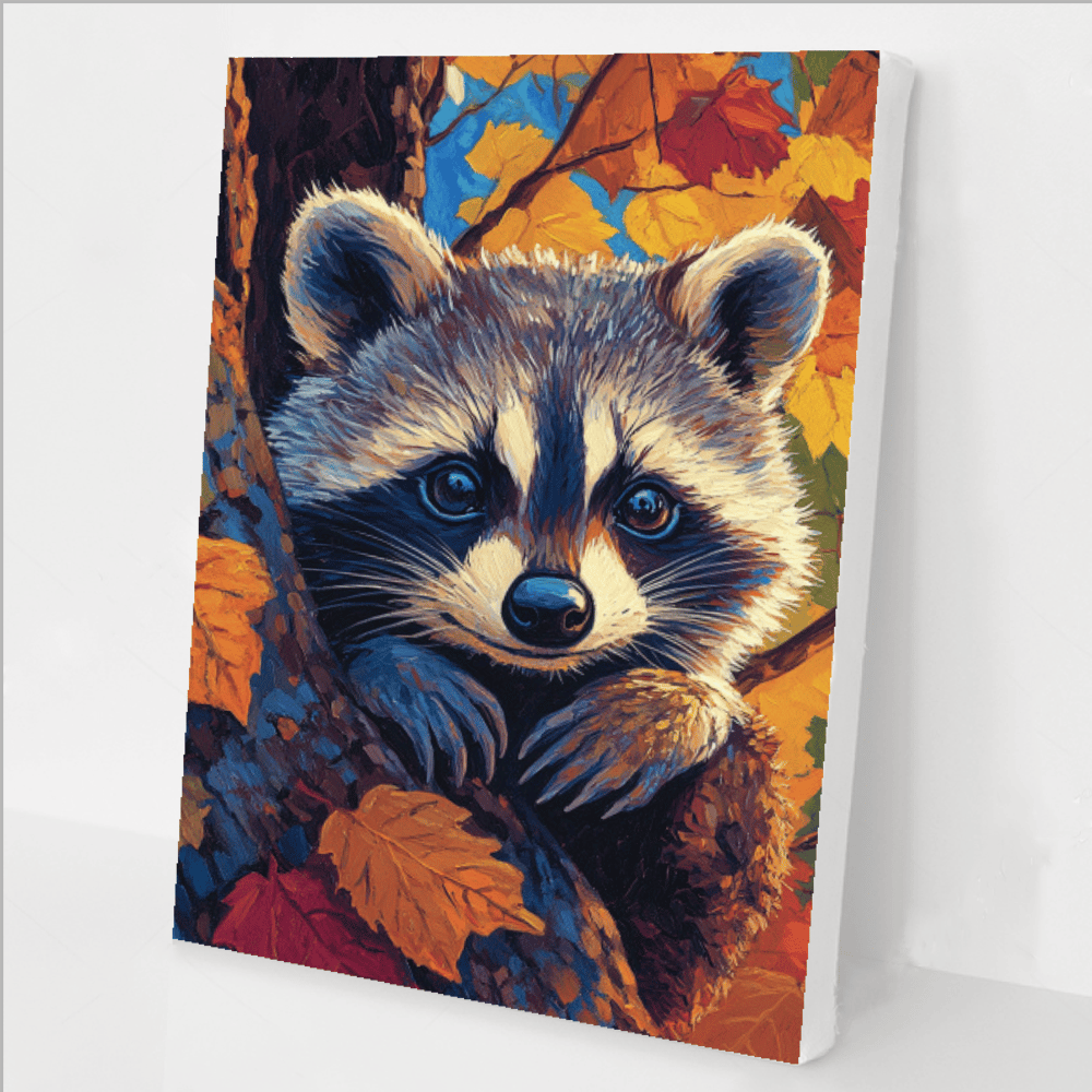 Fall Raccoon kit – Paint Plot