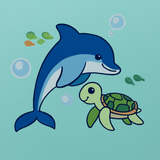 Ocean Friends Easy Paint by Numbers Kit