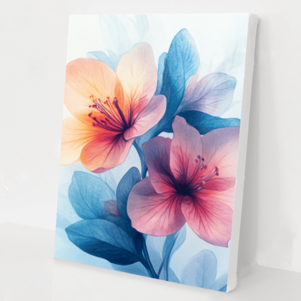 Pastel Hibiscus Blooms kit