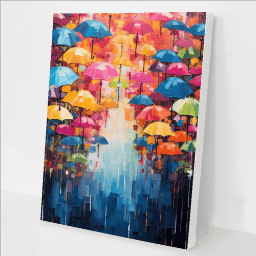 Multi Coloured Umbrellas kit