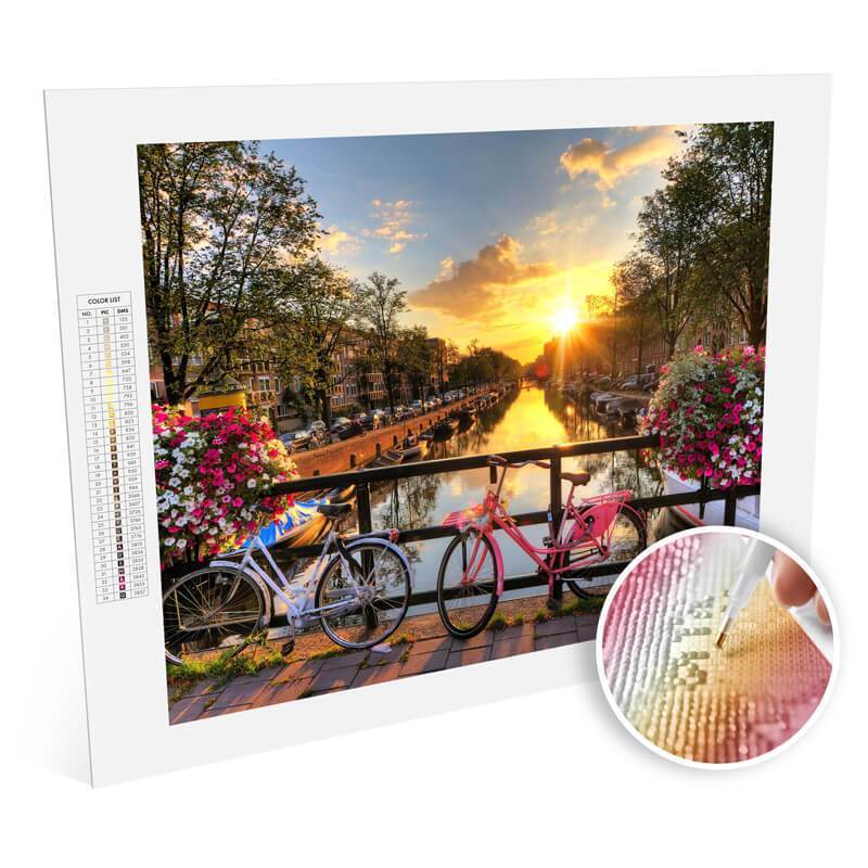 Diamond Painting Bundle 2 (2 Paintings + Premium Diamond Drill + Tweezers)