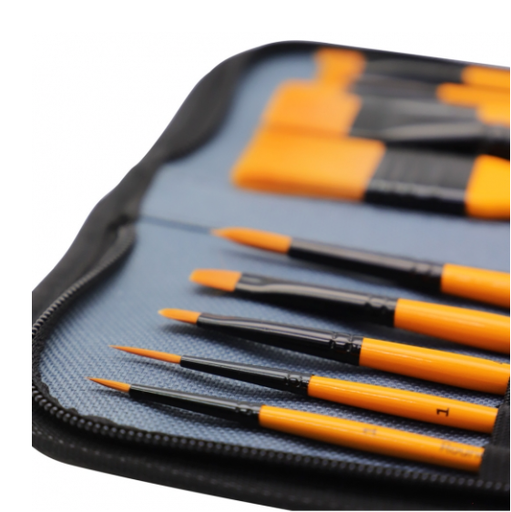 Acrylic Brush Set and Wallet