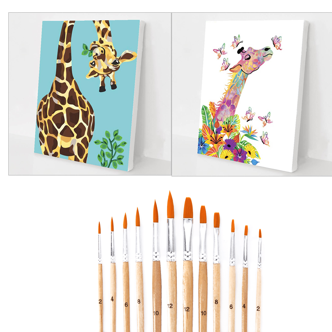 Date Night Bundle 1 (2 Paintings + 12 pcs Brush set)