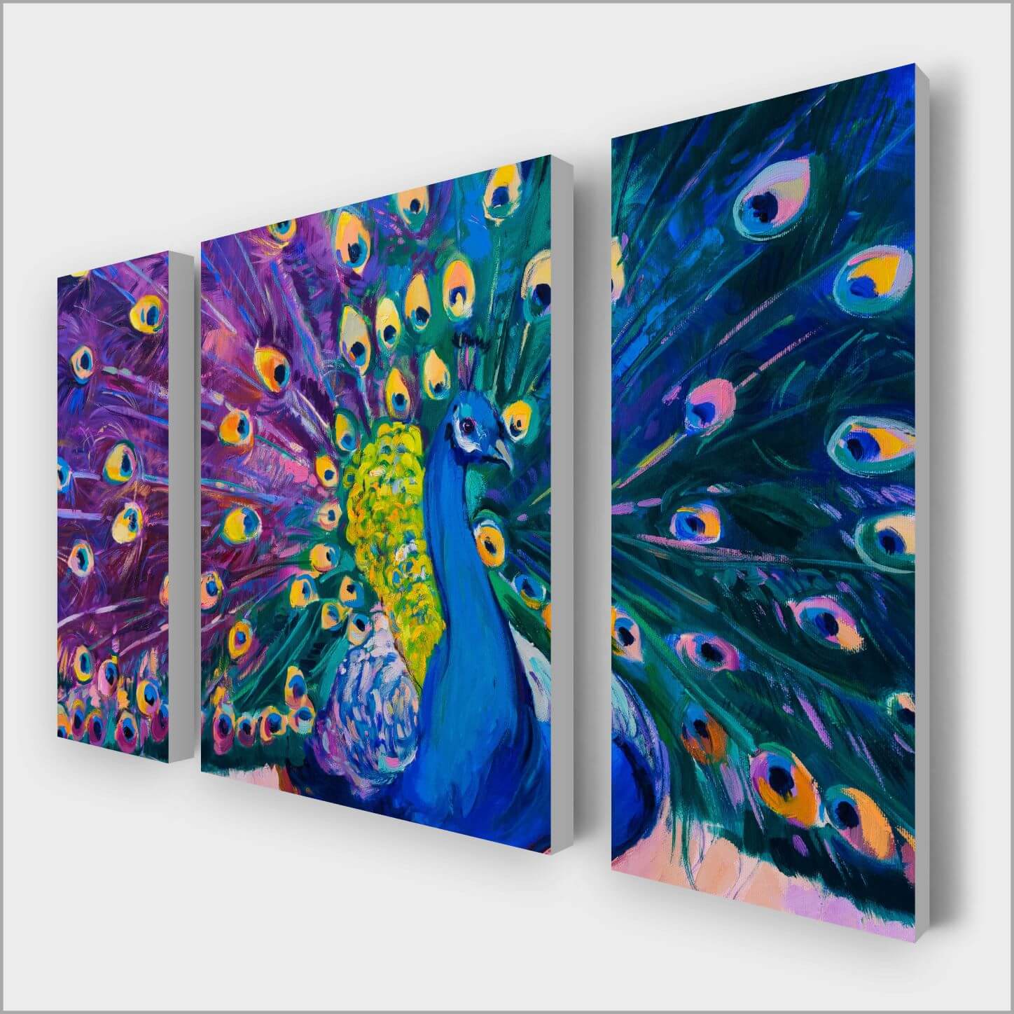 Colorful Peacock Multi-Panel kit