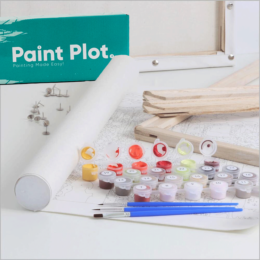 Best Sellers Bundle B2 (3 Paintings + 12 pcs Brush set + Paintbrush Organizer)